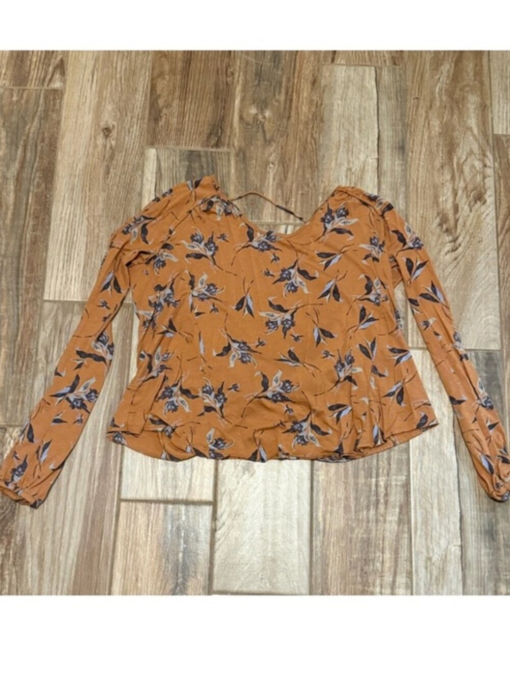 Free People Fanta Top in Goldenrod sz XS - Picture 6 of 9